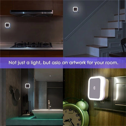 Wireless LED Night Light Sensor Lighting Mini EU US Plug Night Light Lamp for Children Room Bedroom Decoration Lights Lighting